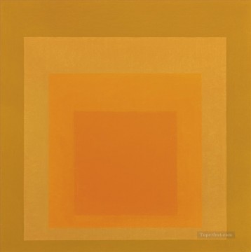  Square Painting - HOMAGE TO THE SQUARE AUTUMN CLIMAX Modern